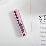 Набір 3 шт атомайзер/ флакон/дозатор для парфумів 5 мл три кольори срібло золото рожевий (GS-113097), фото 7