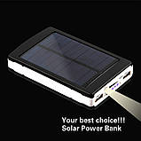 Портативна батарея Павербанк для телефону повербанк Solar power bank UKC 90000, фото 5