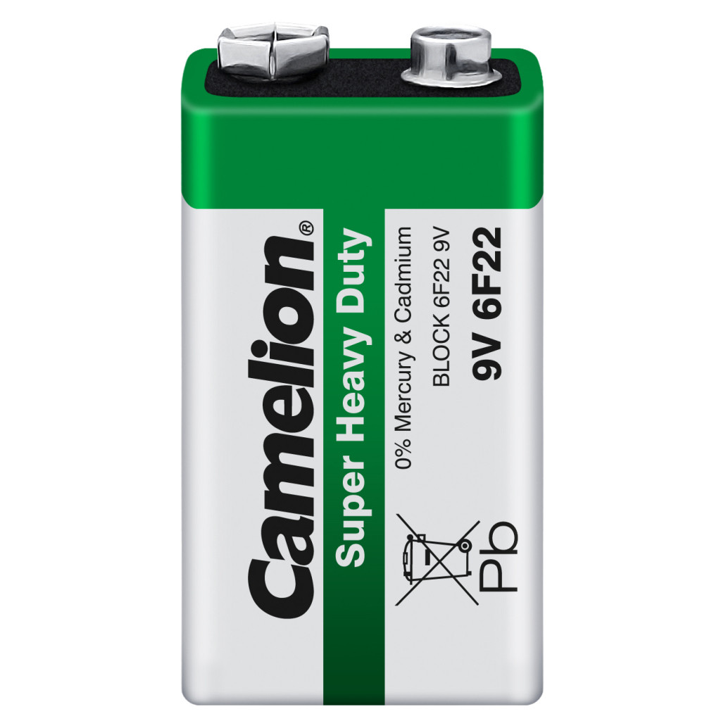 Батарейка крона Camelion 9V крона/6F22 (6F22-SP1G)