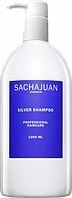 Шампунь Sachajuan Silver Shampoo 1000 мл для нейтрализации желтого пигмента и защиты холодных оттенков блонда