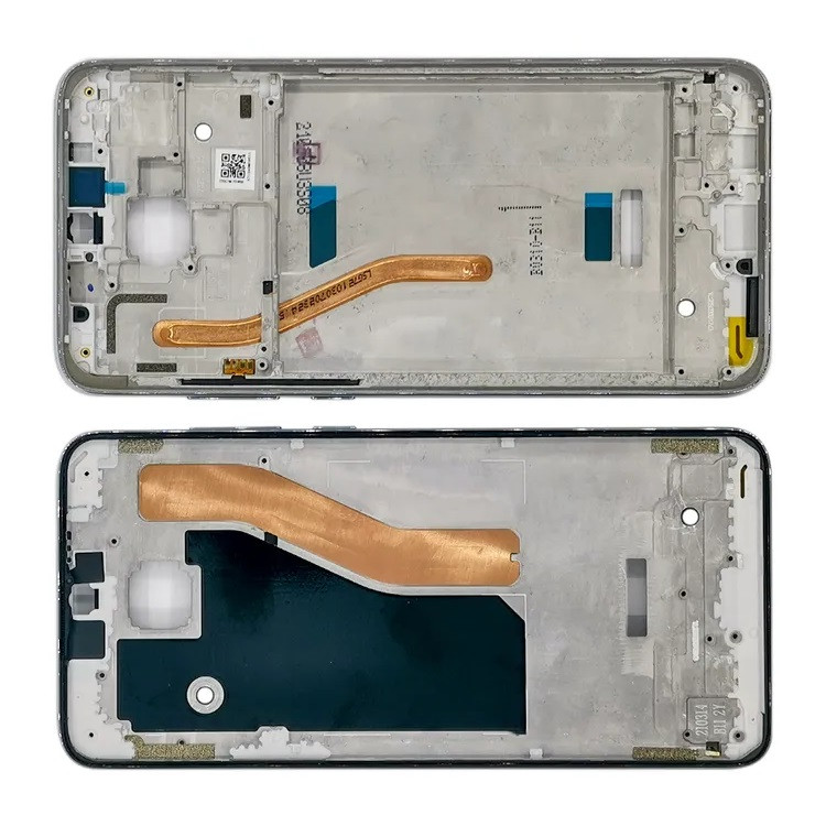 Рамка кріплення дисплея для телефону Xiaomi Redmi Note 8 Pro срібляста