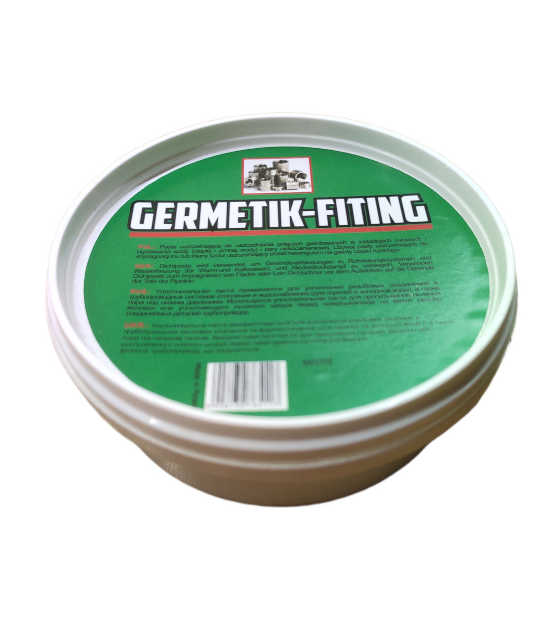 Паста уплотнительная 180 гр для пропитки пакли "germetik-fiting"