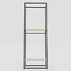 Стійка "Одіссей" 2400х600х450мм, комплект №1. Рейл вішало для одягу, стелаж поличковий з вішалками та полицями, фото 3