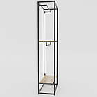 Стійка "Одіссей" 2400х600х450мм, комплект №1. Рейл вішало для одягу, стелаж поличковий з вішалками та полицями, фото 2