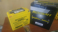 Аккумулятор для мотоцикла гелевый MOTOBATT AGM 25Ah 300A размер 205 x 87 x 162 мм с проставкой MBTX24U