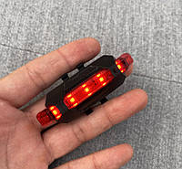 Габаритний акумуляторний ліхтар мигалка DC-918 вело фара задня велосипедне червоне світло 4 режими