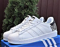 Мужские Кроссовки Adidas Superstar White Белые Адидас Суперстар 41,43,44,45,46 размеры