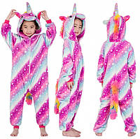 Детская пижама кигуруми Единорог Млечный Путь 140 см - Топ Продаж!
