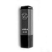 USB Flash Drive T&amp;G 64gb Vega 121 Цвет Стальной