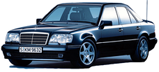 Захист двигуна на Mercedes E (w124) 1985-1996