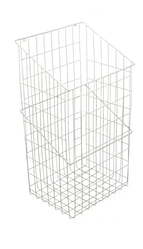 Кошик для білизни 400 WXL відкидний 40/300, кріплення до фасаду, Білий