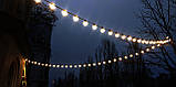 Вулична Ретро Гірлянди Belt Light з LED Ламп Е27 ➔ 4 шт/м, 5W, фото 8