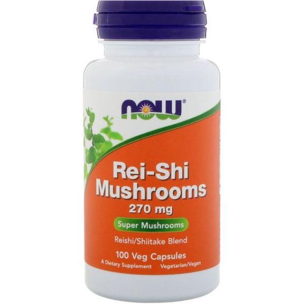Гриби рейші Now Rei-Shi Mushrooms 270mg 100 caps, фото 1