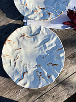 Тарілка глибока «Скеля» 25 см, «Коричневий Лофт плюс"