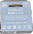 Акумуляторна Li-ion батарейка 18650 3400 RABLEX 3.7V для ліхтарів, павербанків, фото 4