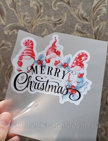 Термонаклейка на одяг " сніговик", фото 1