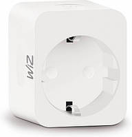 Разумная розетка WiZ Smart Plug Powermeter, Type-F, Wi-Fi