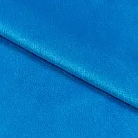 Тканина плюш (вельбо) темно-блакитний (150см 220г/м² пог.м) 166650