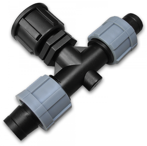 Трійник крапельна стрічка х2 / різьба внутрішня 1/2", DSTA05-12L - фото 1 - id-p2012599037