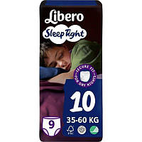 Подгузники-трусики Libero Sleep Tight размер 10 35-60кг 9шт