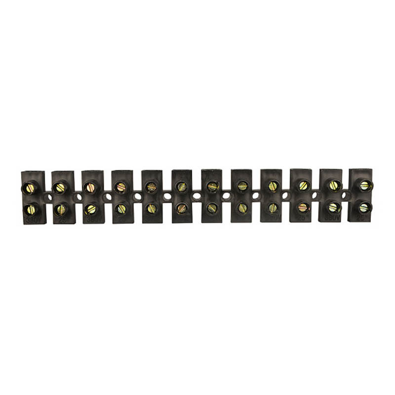 Клеммная колодка 12 пар АСКО-УКРЕМ тип W(U) полиэтилен 25 мм2 / 60А черная (A0130040025) - фото 2 - id-p2011913623