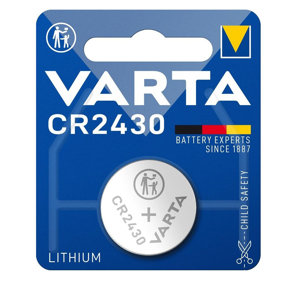 VARTA Батарейка літієва CR2430 блістер, 1 шт.  Baumar - Я Люблю Це