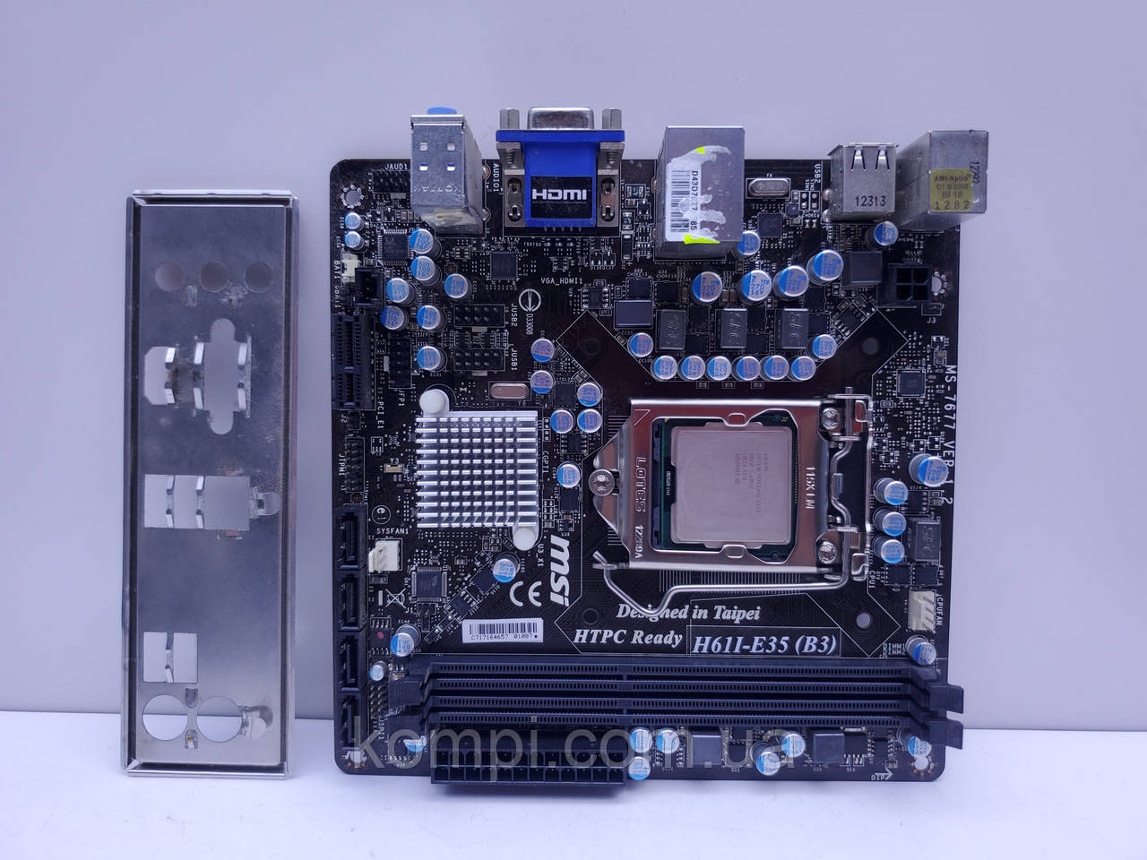 Материнська плата s1155 MSI H61I-E35 (Socket 1155,Mini ITX,DDR3,б/у)