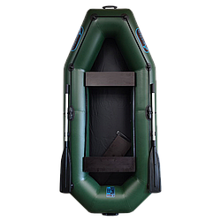 Надувний човен ПВХ Avalon А270 зелений. Купити надувний човен Авалон від заводу. Недорогі лодки для рибалки