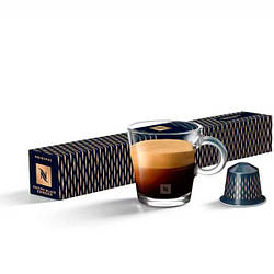 Кава в капсулах Nespresso Festive Black Espresso 10 шт. тубус Швейцарія збалансований еспресо