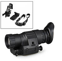 Монокуляр ночного видения Night Vision PVS-14 4х (до 400м) + набор креплений на шлем