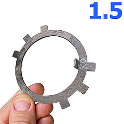 Шлицьова шайба гранулятора ОГМ-1,5 Шайба під гайку шлицвала 72 мм Стопорне кільце шліцвала ОГМ