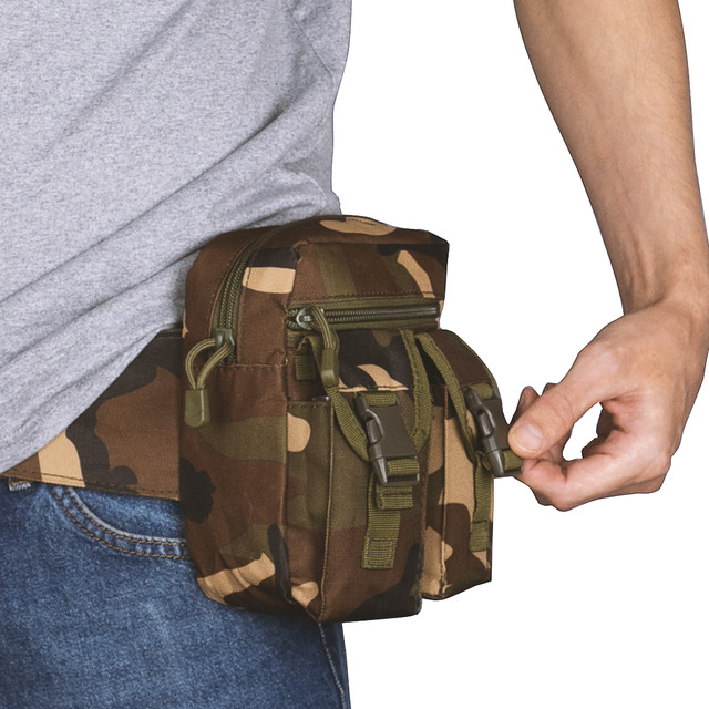 Фото сумка тактична поясна BJT камуфляж арт.00225 Фото сумка тактична поясна BJT камуфляж арт.00225