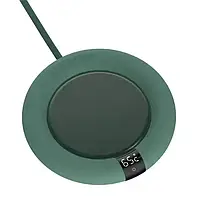 Подставка грелка для чашки с тремя режимами подогрева (зеленая)