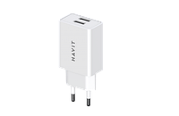 Блок для зарядки телефона 2USB 18W 3,0А белый HAVIT