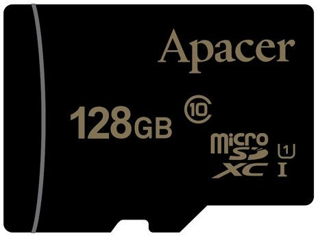 Флеш карта microSDXC 128GB Apacer (AP128GMCSX10U1-RA)