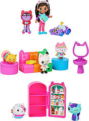 Ляльковий будиночок Габбі "Кукальний будиночок Габбі" набір-сюрприз іграшкові фігурки та меблі для лялькового будиночка
