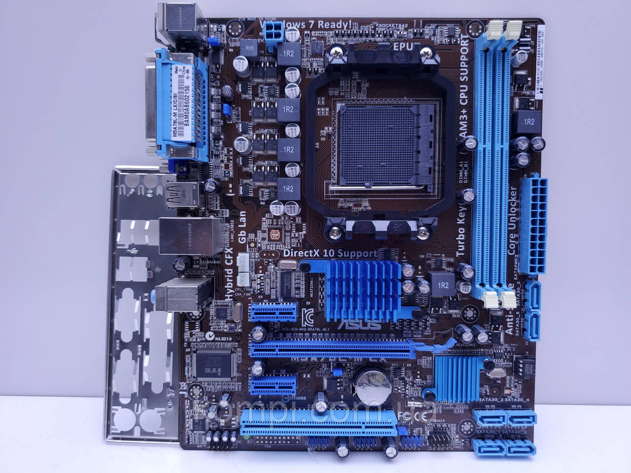 Материнська плата sAM3+ ASUS M5A78L-M LX (Soket AM3+,DDR3,AMD FX,б/у)