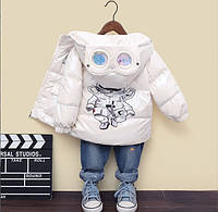 Очень крутая детская курточка "Космонавт" белая