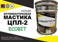 Мастика ЦПЛ-2 Ecobit (сірий) бутил-каучукова двокомпонентна для герметизації швів ДСТУ Б В.2.7-77-98