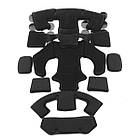 Протиударні захисні подушки для каски шолома FAST, Mich (Фаст, Міч) - Black, фото 3