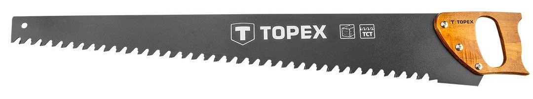 Topex 10A762 Ножівка для піноблоків, 800 мм, 23 зубів, твердосплавна напайка, чохол  Baumar - Я Люблю Це