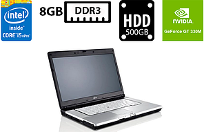 Ноутбук Fujitsu LifeBook E780/15.6"IPS 1600x900/Core i5 M540 2.53GHz/8GB DDR3/HDD 500GB/NVIDIA GeForce GT 330M 1GB Б/В