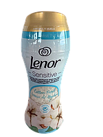 Сухой ополаскиватель-ароматизатор для белья в гранулах Lenor Sensitive Cotton Fresh, 210г