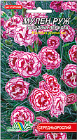 Семена Гвоздика Мулен Руж перистая бело-розовый многолетник среднерослый 0,1 г