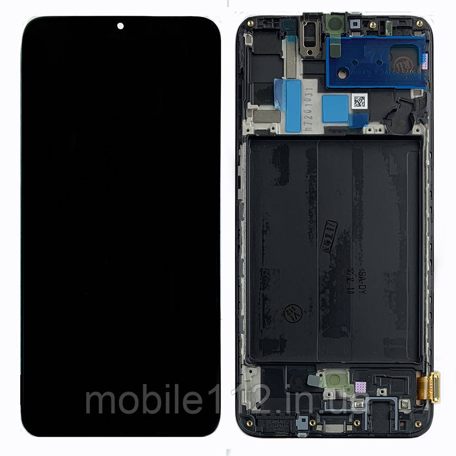 Екран (дисплей) Samsung Galaxy A70 2019 A705F з тачскріном оригінал 100% з рамкою