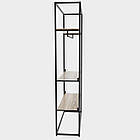 Стійка "Одіссей" 2400х1200х450мм, комплект №3. Стелаж поличковий набірний та вішало для одягу для дому та магазину, фото 2