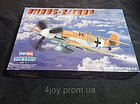 Збірна модель німецького літака Messerschmitt bf 109 Trop у масштабі 1:72 <unk> стедова модель HOBBY BOSS