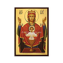 Ікона Божа Матір Невипивана Чаша розмір 10 Х 14 см