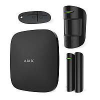Ajax Комплект охоронної сигналізації StarterKit Plus, hub plus, motionprotect, doorprotect, spacecontrol, jeweller, бездротовий,