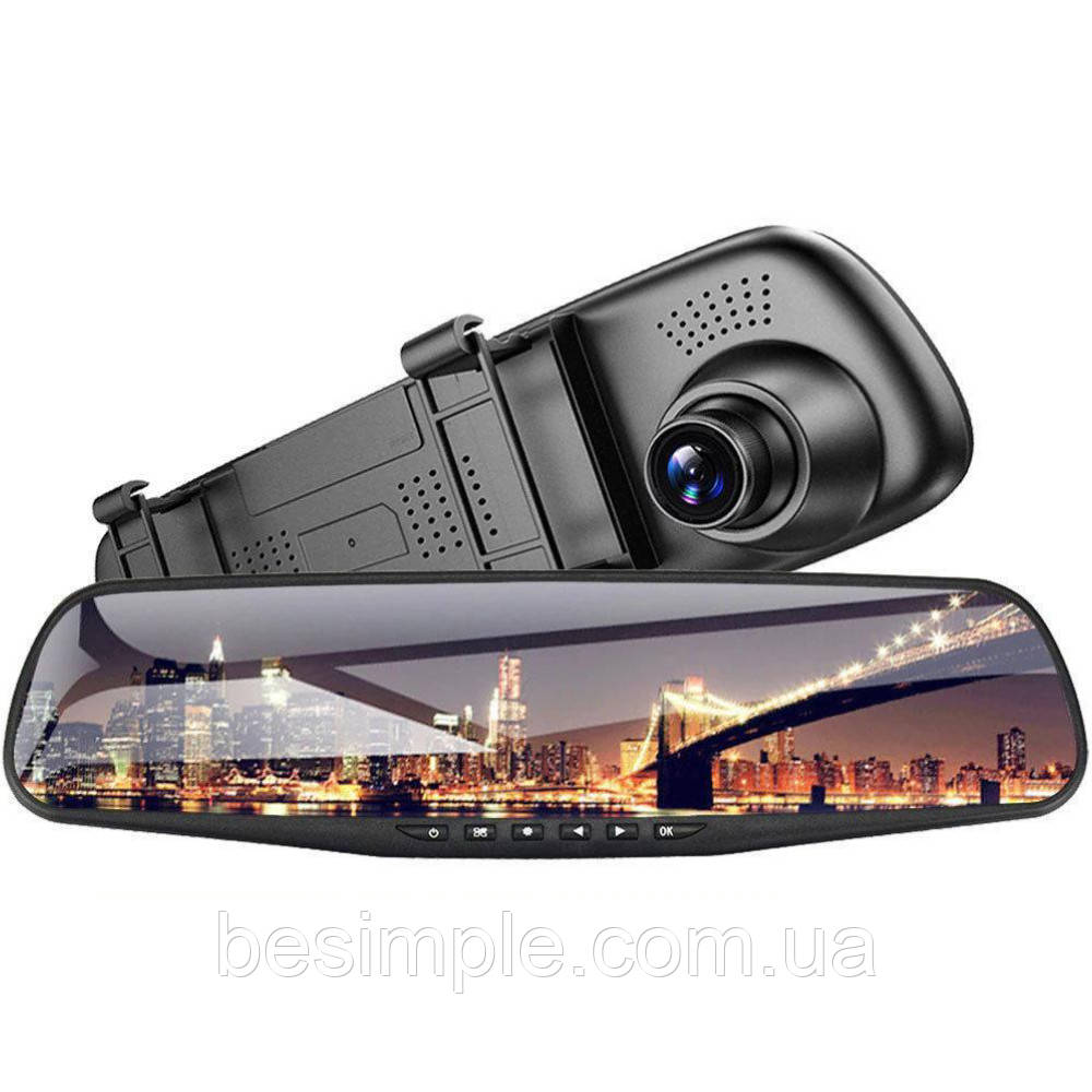Дзеркало відеореєстратор L-9001, LCD 3,5'', 1080P Full HD / Автомобільний реєстратор / Реєстратор в машину